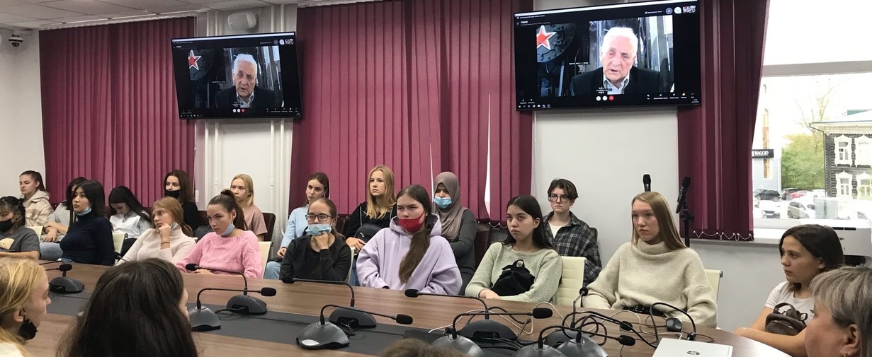Онлайн-встреча с сыном бойца 166 стрелковой дивизии